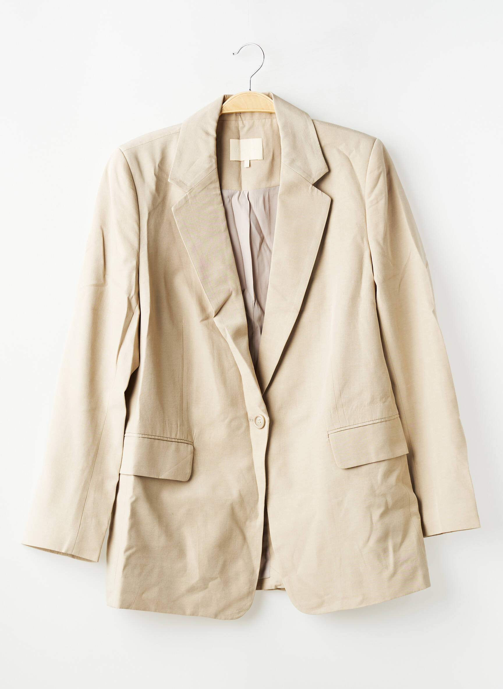 Blazer poches beige LES LUNES femme