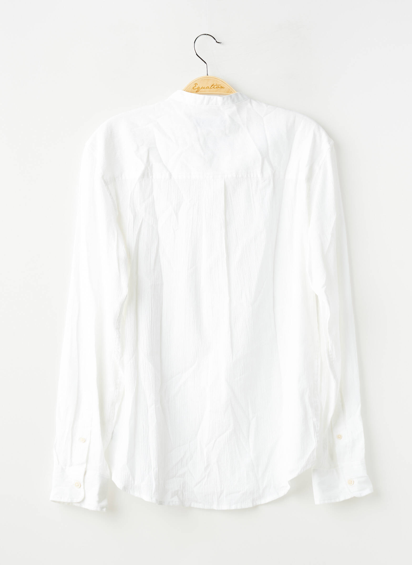 Chemise manches longues coupe cintrée blanc ZARA homme