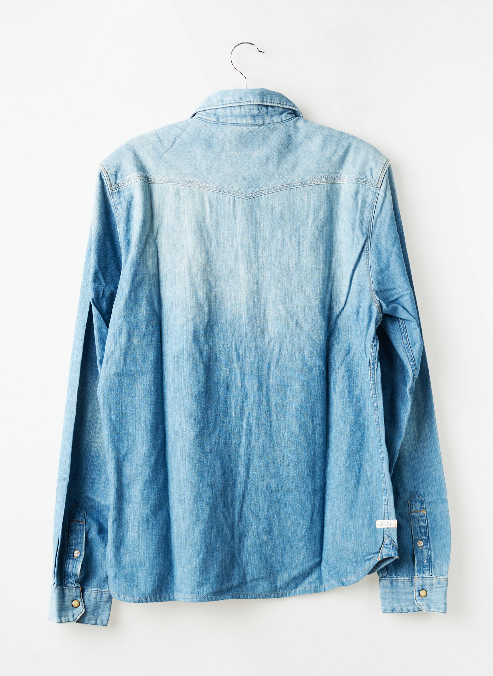 Chemise manches longues poches bleu SCOTCH & SODA homme