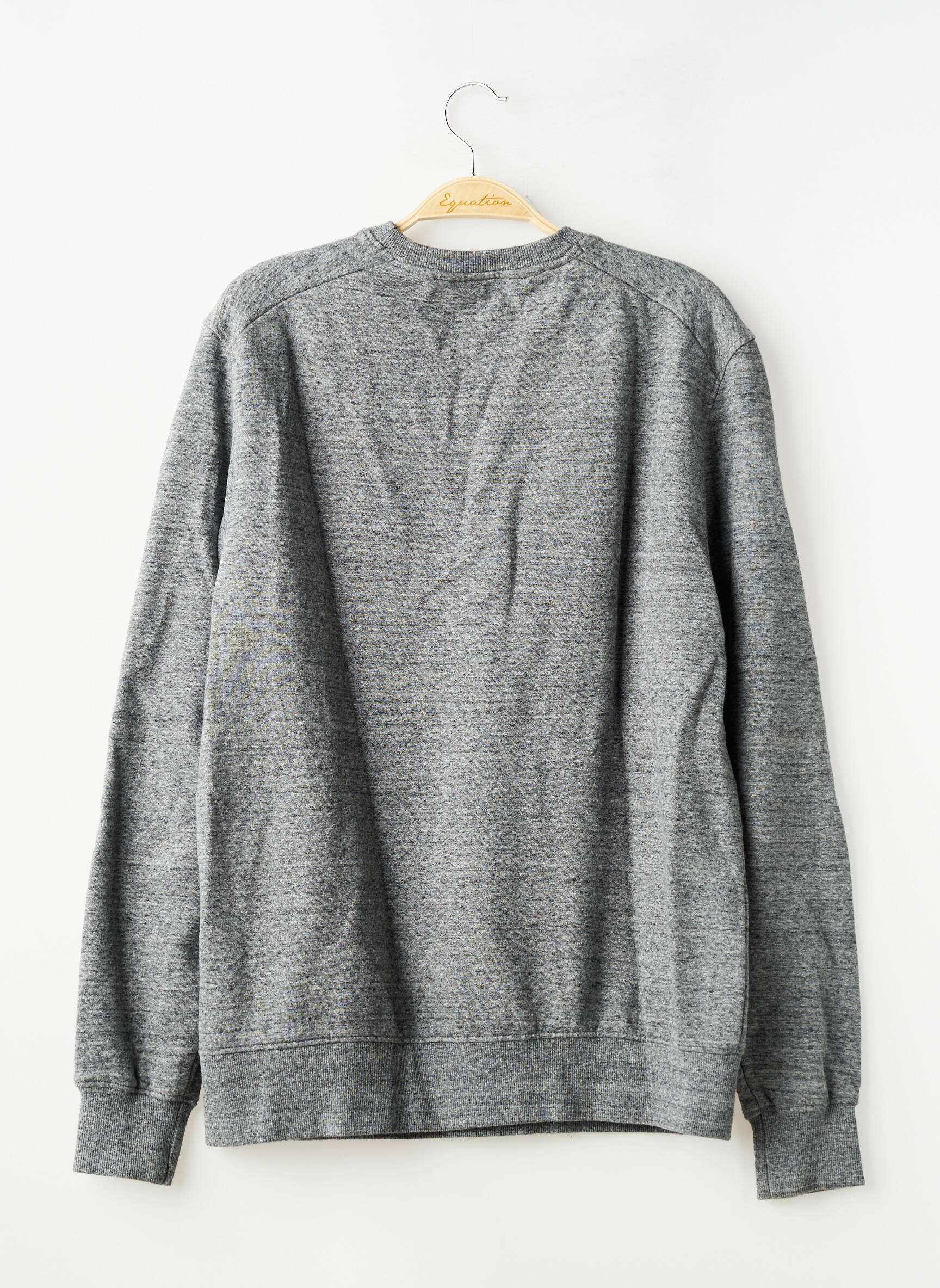 Sweat-shirt stretch manches longues gris ELEVEN PARIS femme