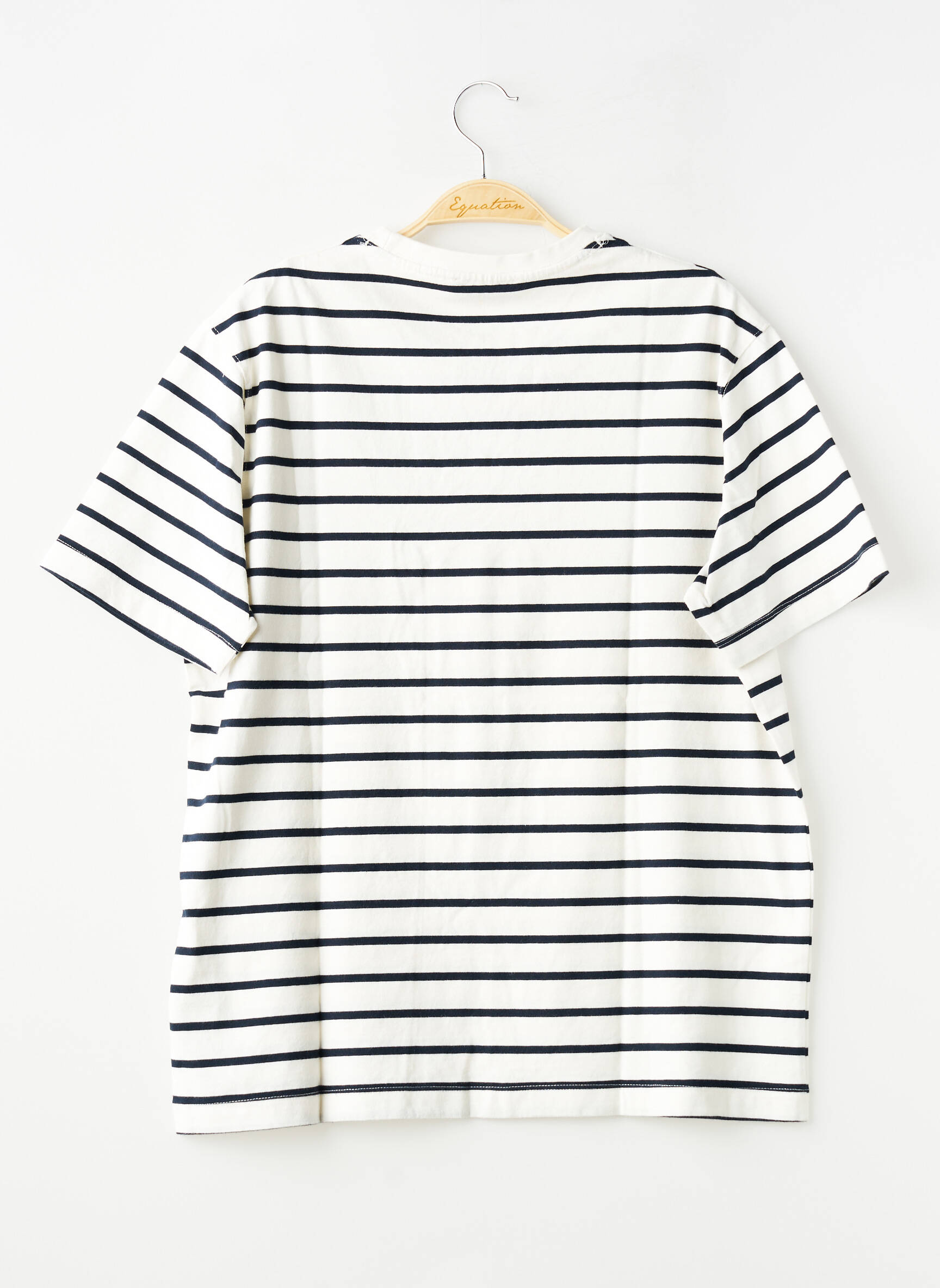 T-shirt coupe droite manches courtes beige ZARA femme