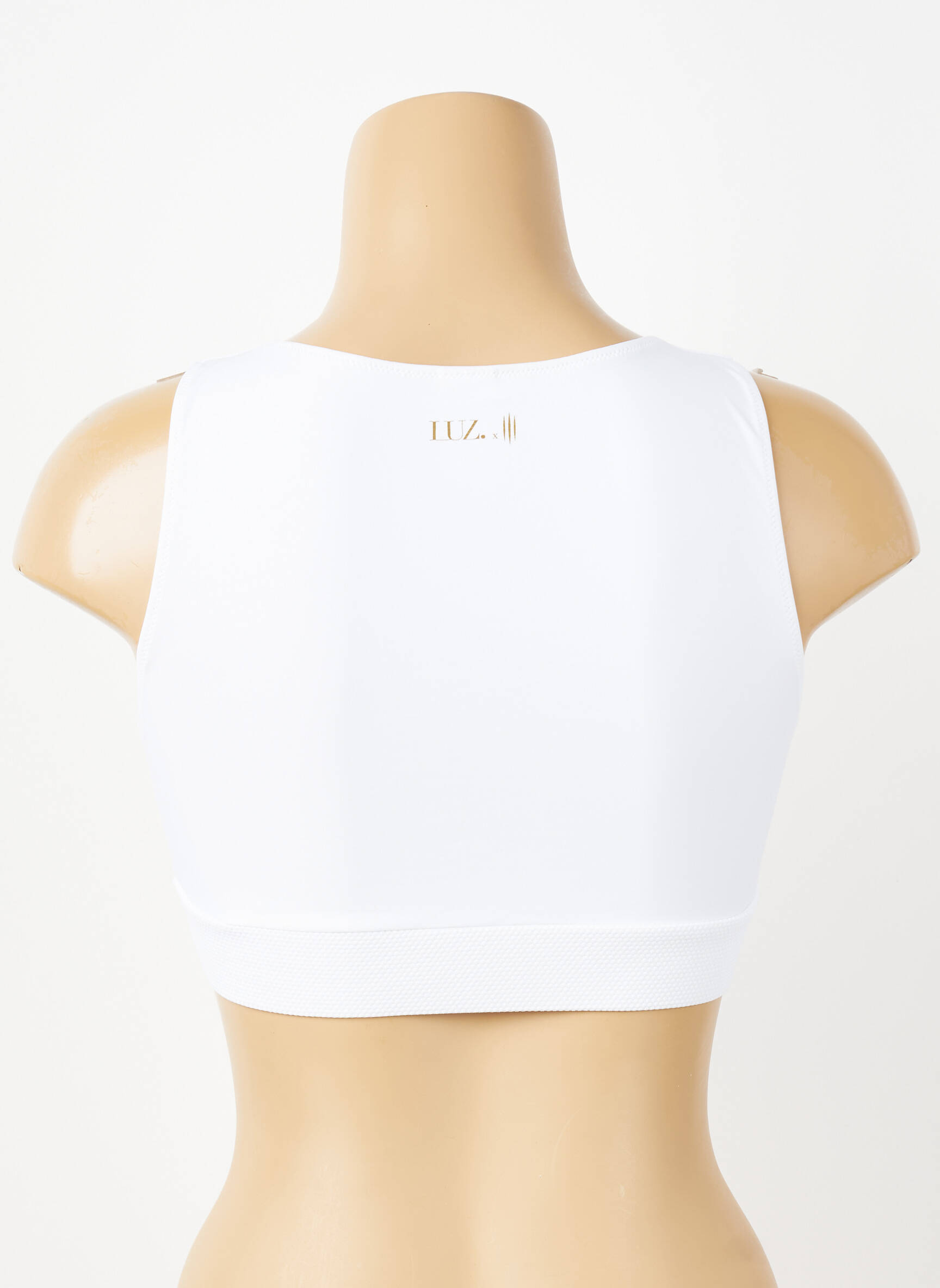 Soutien-gorge effet matière satinée brassieres blanc LUZ femme