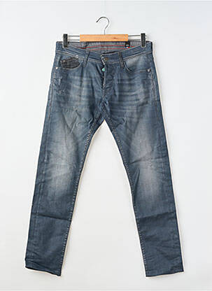 Jeans coupe slim fermeture boutonnée sur le devant taille normale bleu LE TEMPS DES CERISES homme