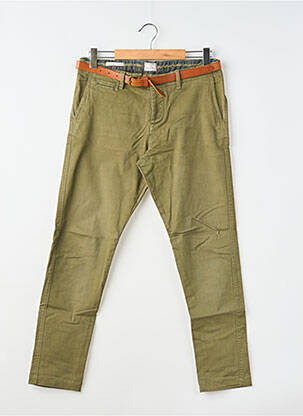 Pantalon chino tissage popeline taille normale vert JACK & JONES homme