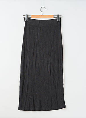 Jupe longue coupe droite noir RAILS femme