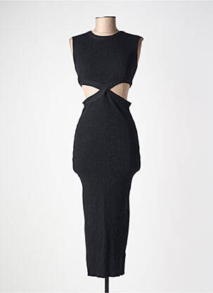 Robe longue sans manche sans manche noir LA PETITE ETOILE femme