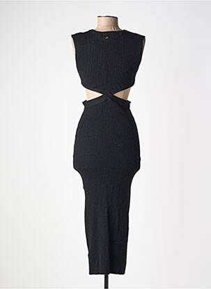 Robe longue sans manche sans manche noir LA PETITE ETOILE femme