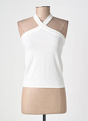 Top stretch fines bretelles beige KIABI femme