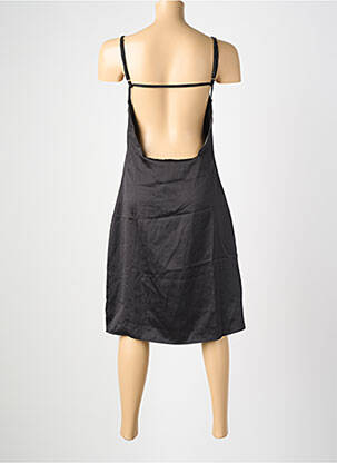 Nuisette/combinette effet matière satinée noir UNDIZ femme