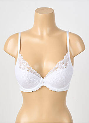 Soutien-gorge effet matière satinée haut soutien-gorge push-up blanc WACOAL femme
