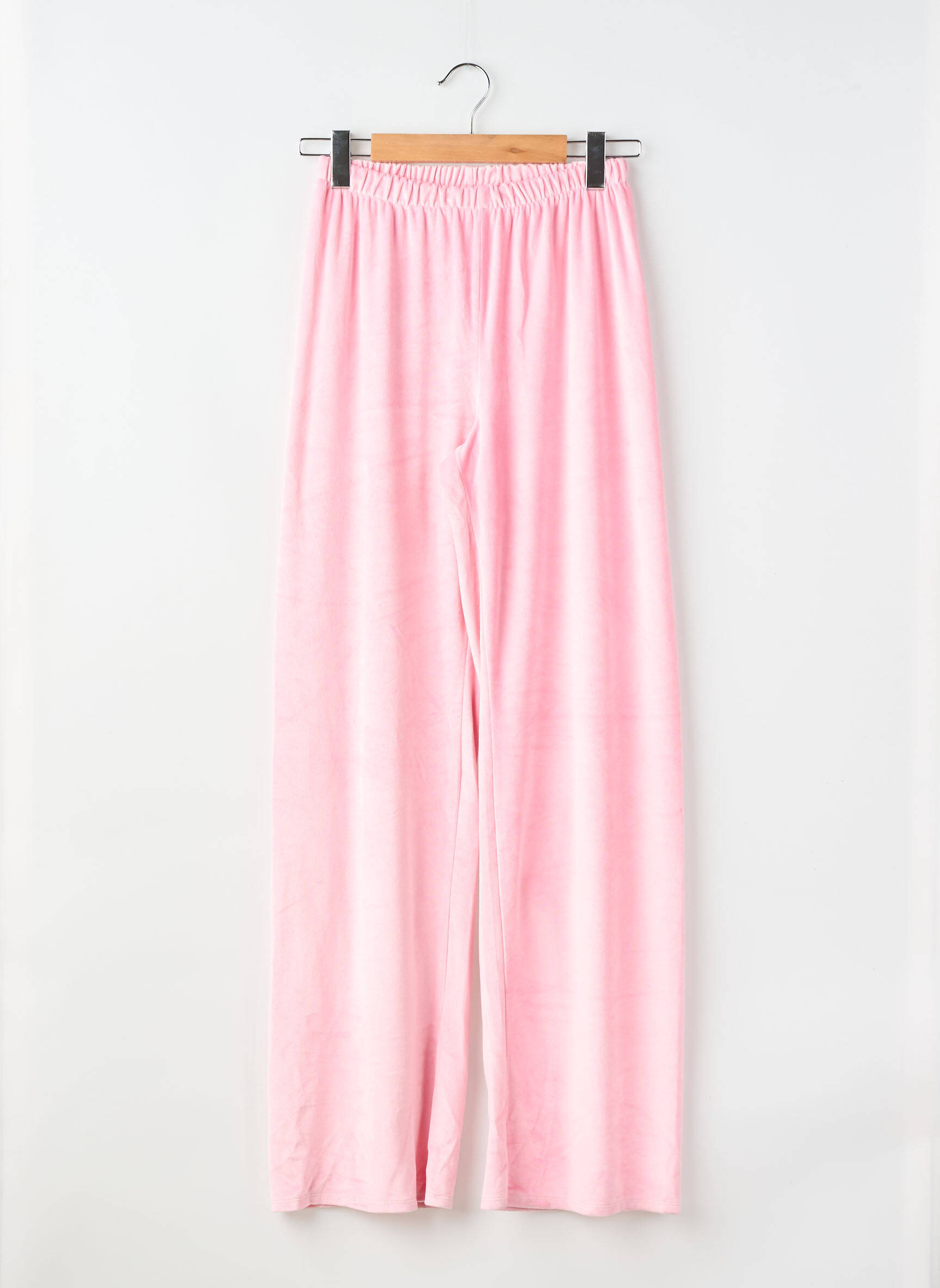 Pantalon large taille normale taille normale rose SANS MARQUE femme