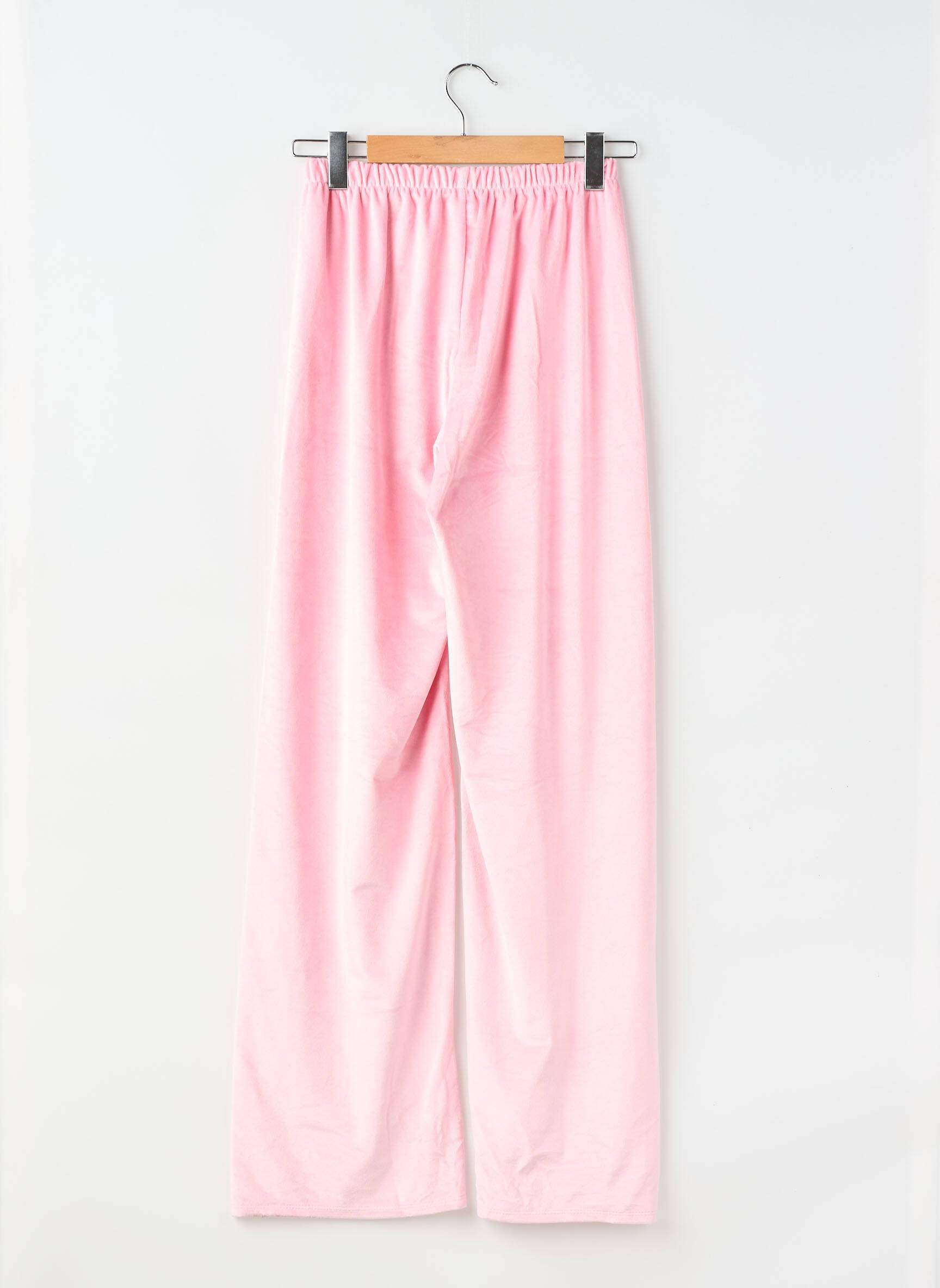 Pantalon large taille normale taille normale rose SANS MARQUE femme