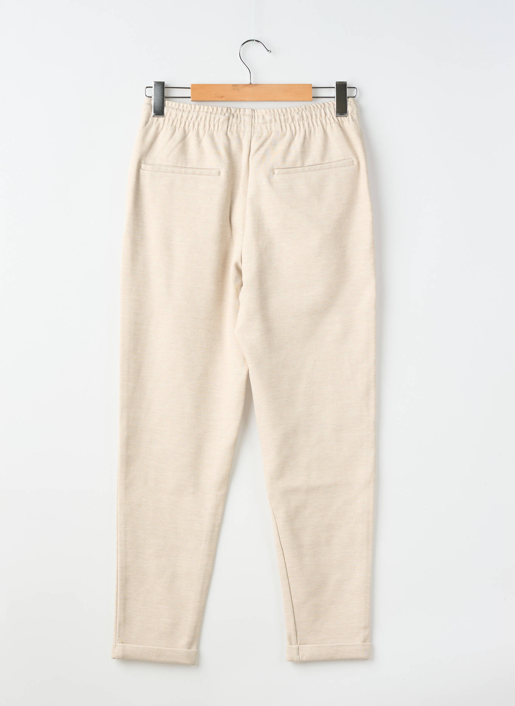 Jogging slim taille normale beige ZARA homme