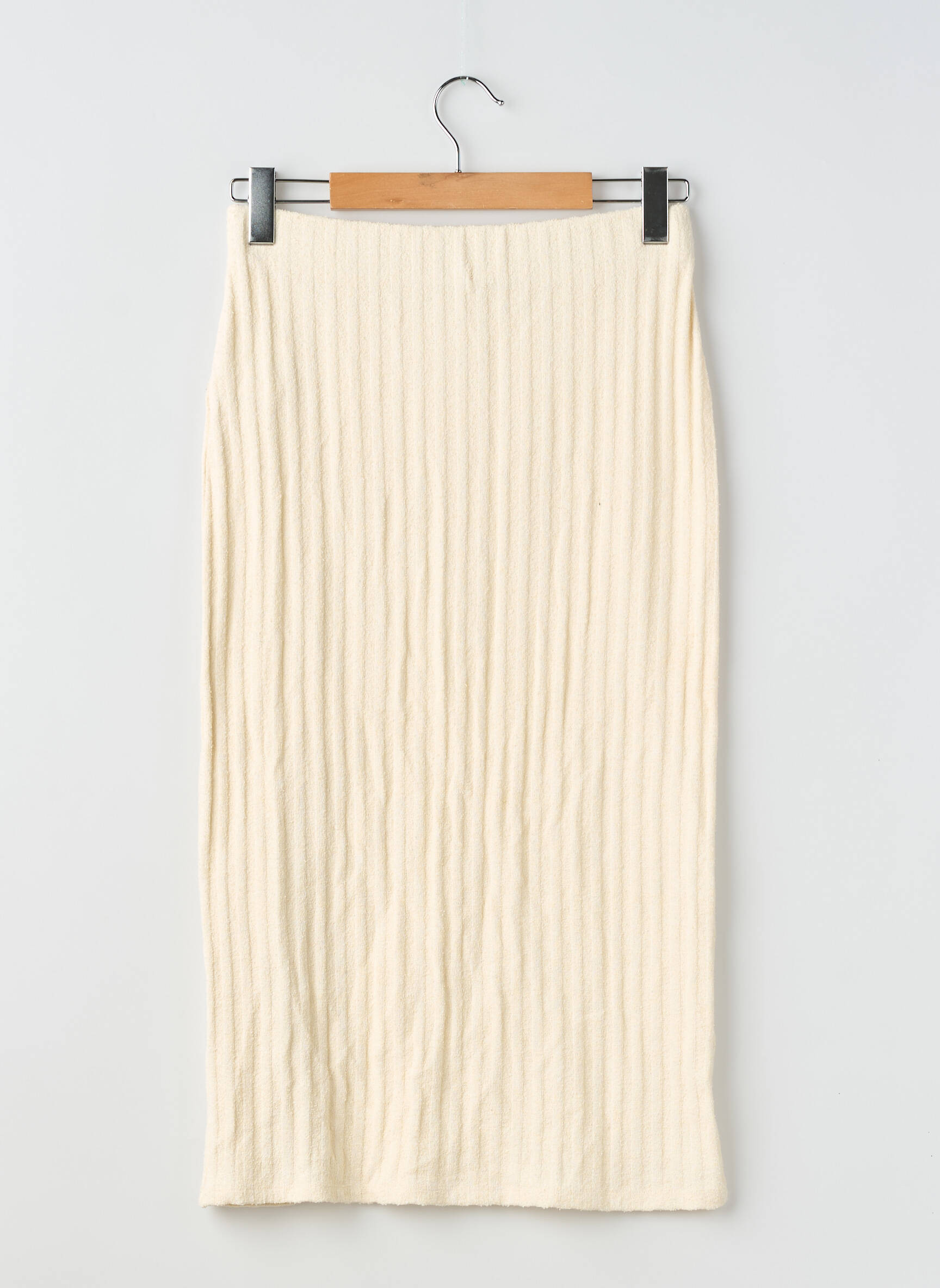 Jupe longue coupe droite beige KIABI femme