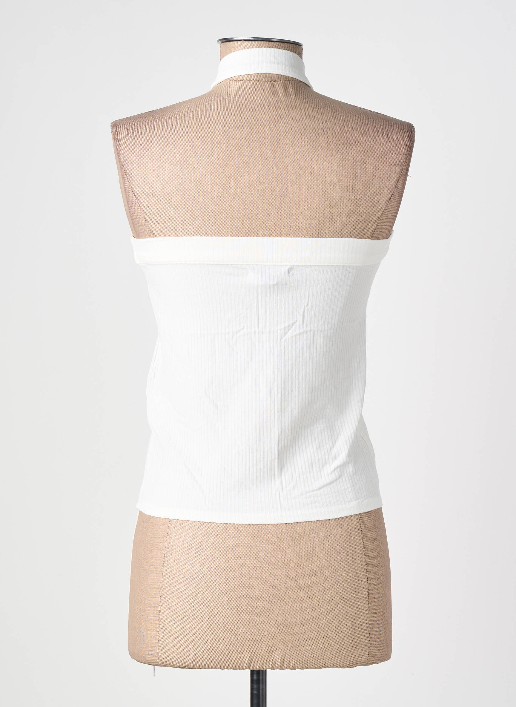 Top stretch fines bretelles beige KIABI femme