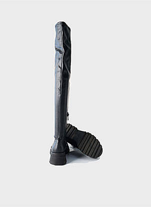 Bottes bout rond talon de 4 à 6cm noir STRADIVARIUS femme