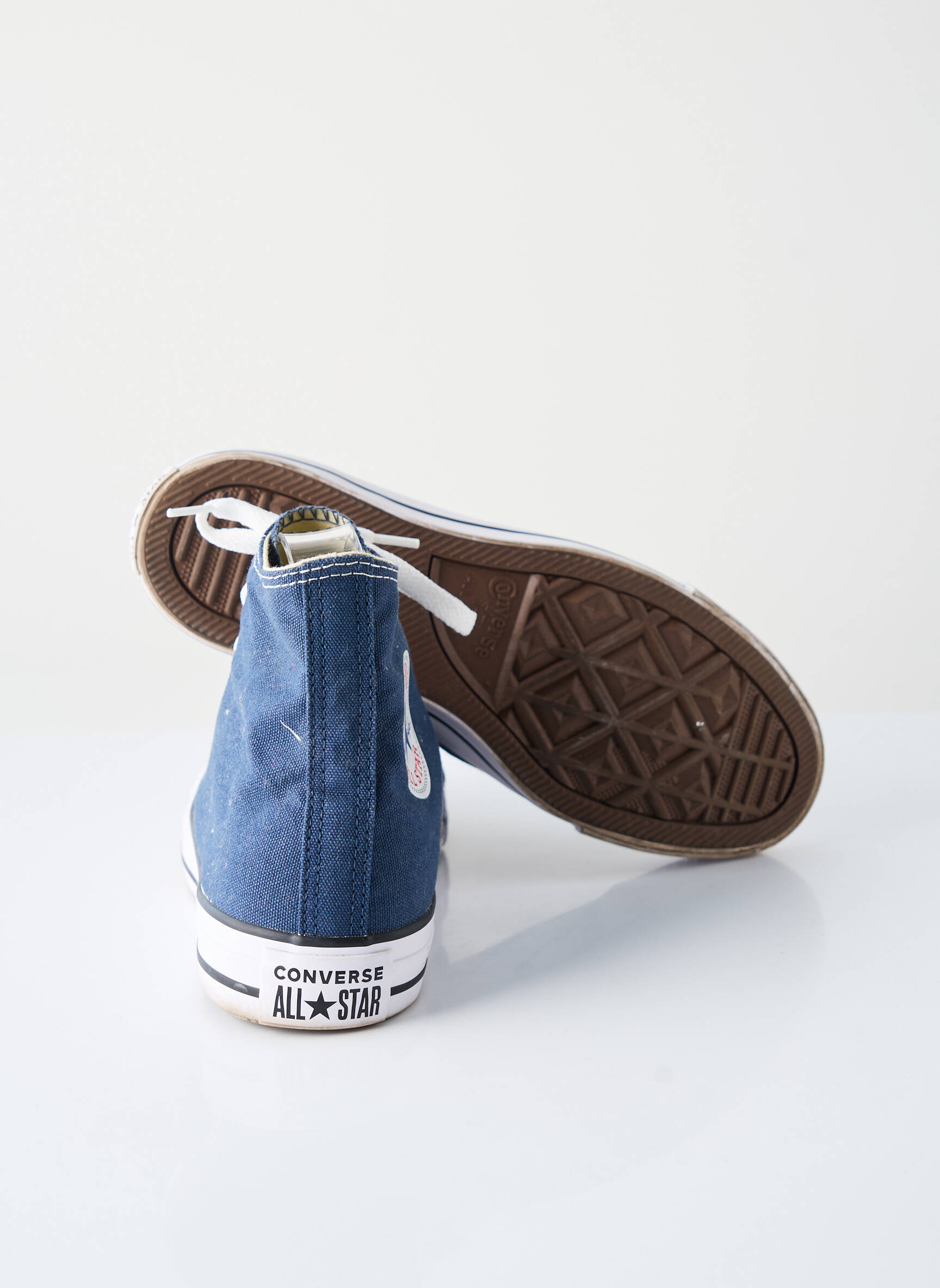 Baskets bout rond talon de 4 à 6cm bleu CONVERSE femme
