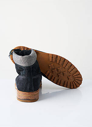 Bottines/boots nubuck bout rond noir CORNELIANI homme