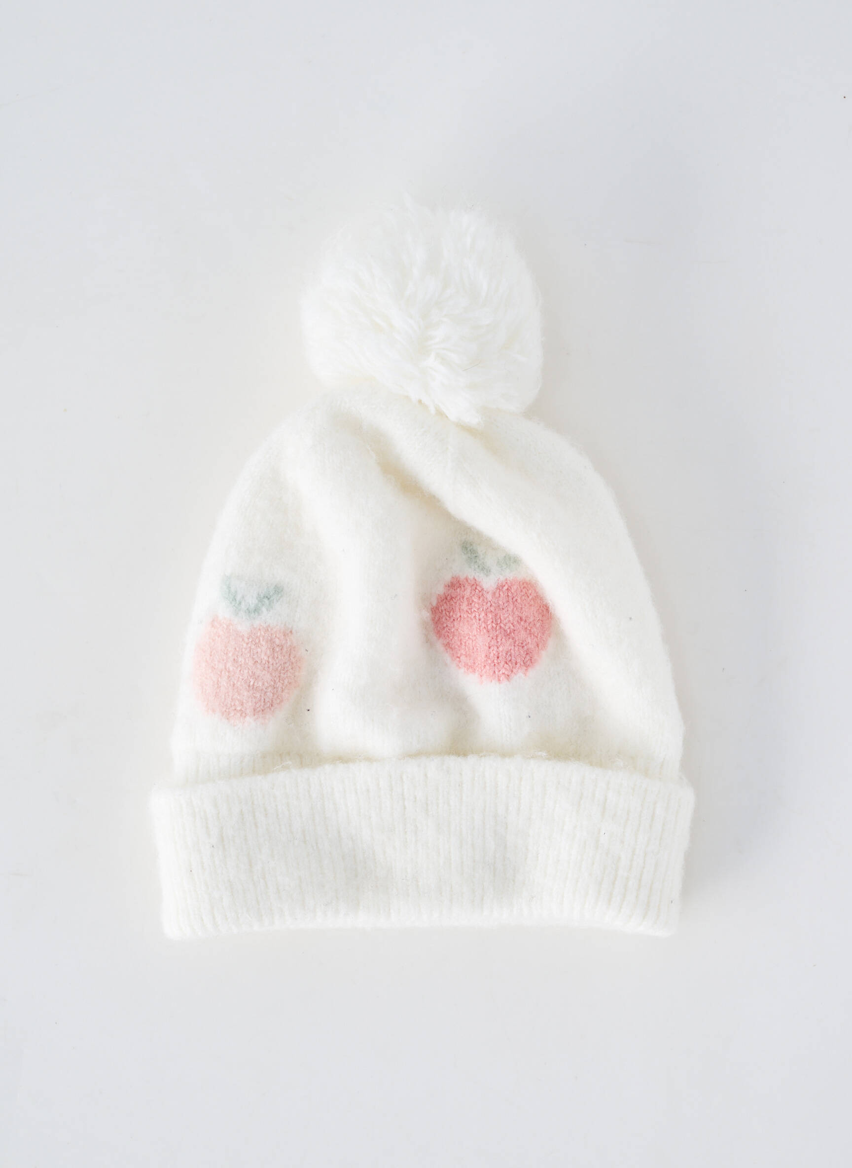 Bonnet maille fine blanc KIABI fille