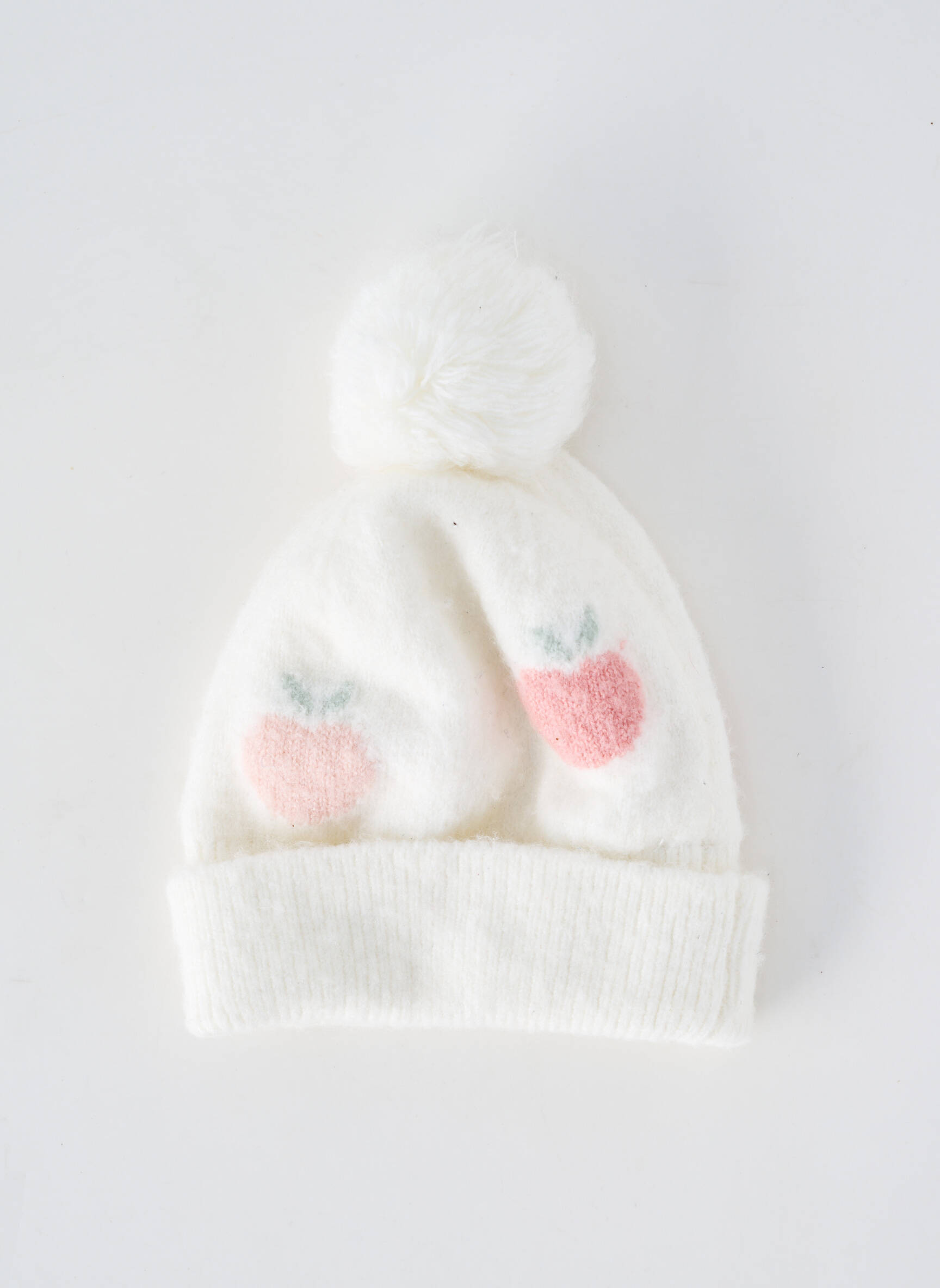 Bonnet maille fine blanc KIABI fille