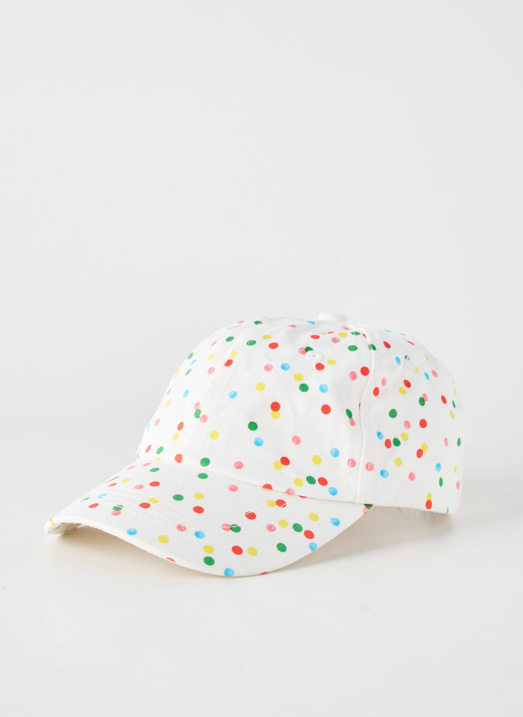 Casquette tissage popeline blanc SANS MARQUE fille