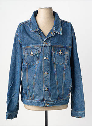 Veste casual fermeture boutonnée sur le devant bleu GALLICE homme