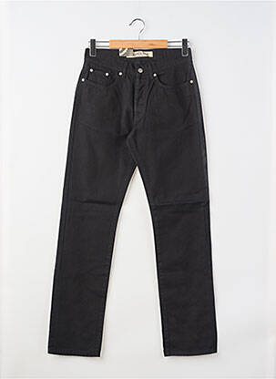 Pantalon slim fermeture zippée sous rabat boutonné noir GALLICE homme