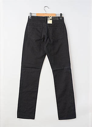 Pantalon slim fermeture zippée sous rabat boutonné noir GALLICE homme