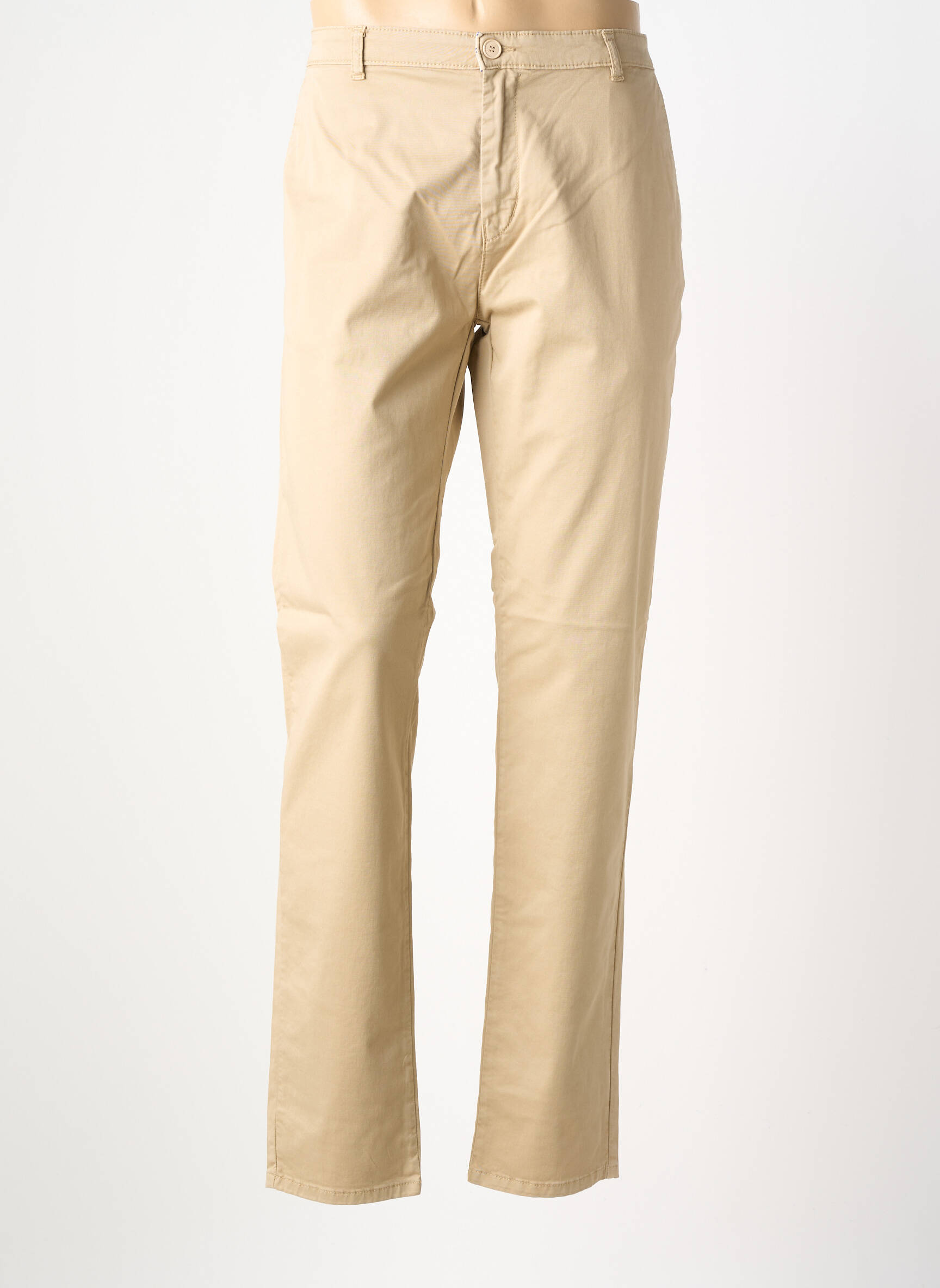 Pantalon chino poches beige BLUE LEMON homme