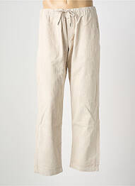 Pantalon droit taille normale taille normale beige JACK & JONES homme