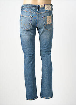 Jeans coupe slim fermeture boutonnée sur le devant taille normale bleu JACK & JONES homme