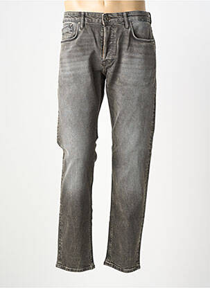 Jeans coupe droite fermeture boutonnée sur le devant taille normale gris JACK & JONES homme