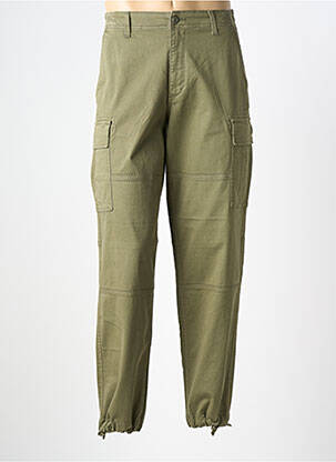 Pantalon cargo resserrée sur le bas taille normale vert JACK & JONES homme