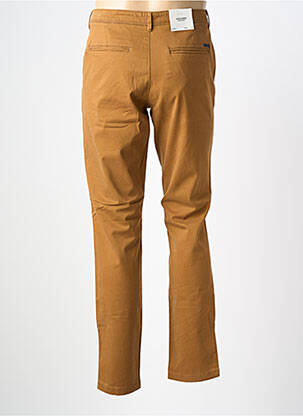 Pantalon chino stretch taille normale marron JACK & JONES homme