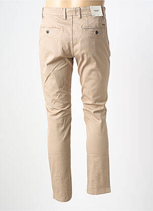 Pantalon chino tissage chiné taille normale beige JACK & JONES homme