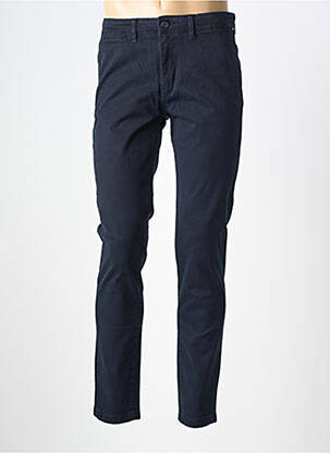 Pantalon chino tissage chiné taille normale bleu JACK & JONES homme