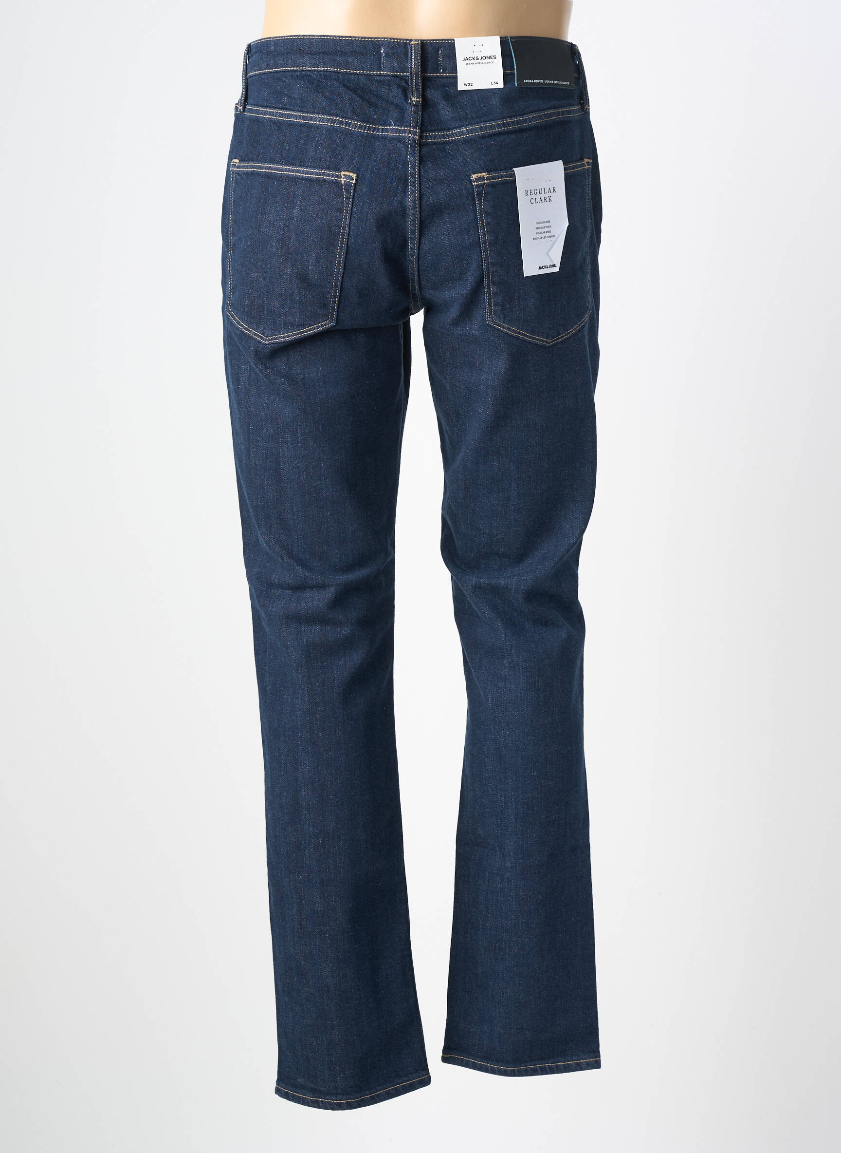 Jeans coupe slim bio taille normale bleu JACK & JONES homme