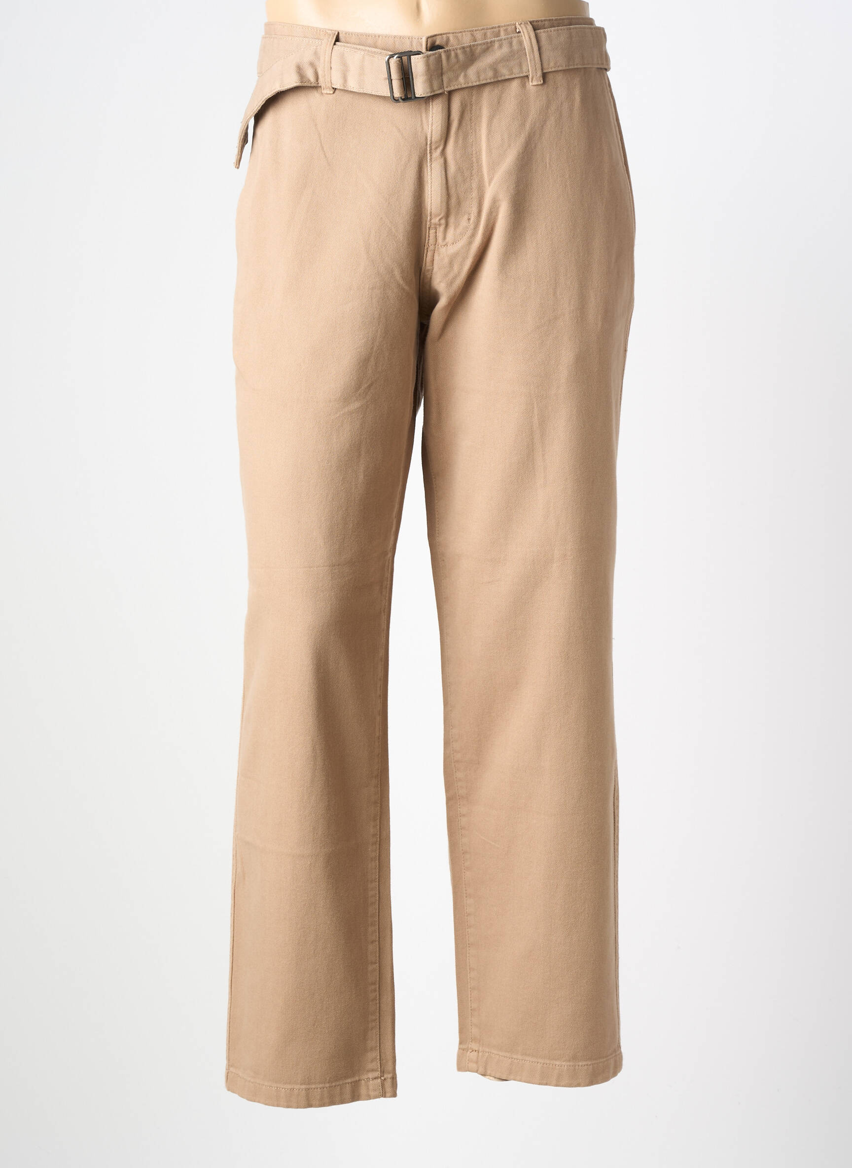 Jeans coupe droite stretch taille normale beige JACK & JONES homme