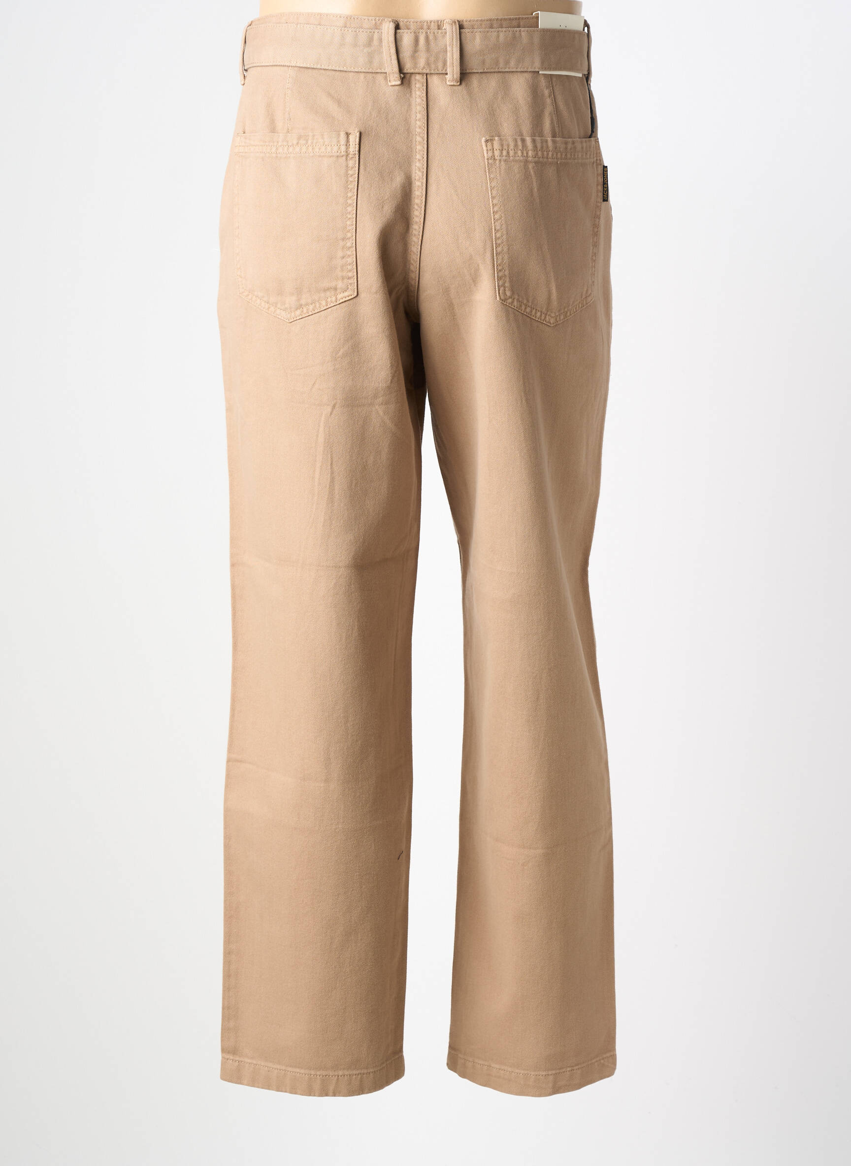 Jeans coupe droite stretch taille normale beige JACK & JONES homme