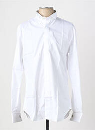 Chemise manches longues coupe cintrée blanc XACUS homme