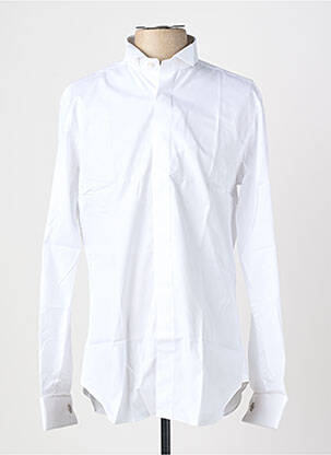Chemise manches longues coupe cintrée blanc XACUS homme