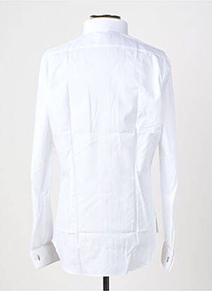 Chemise manches longues coupe cintrée blanc XACUS homme