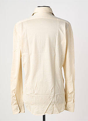 Chemise manches longues coupe cintrée beige XACUS homme