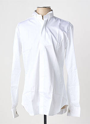 Chemise manches longues coupe cintrée blanc XACUS homme