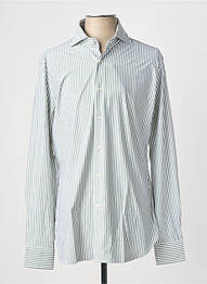 Chemise manches longues coupe cintrée vert XACUS homme