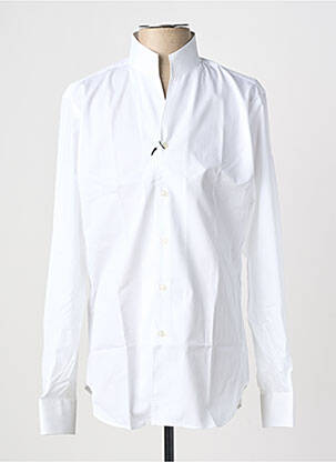 Chemise manches longues coupe cintrée blanc XACUS homme