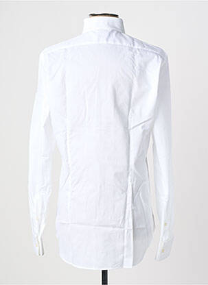 Chemise manches longues coupe cintrée blanc XACUS homme
