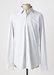 Chemise manches longues coupe cintrée gris XACUS homme