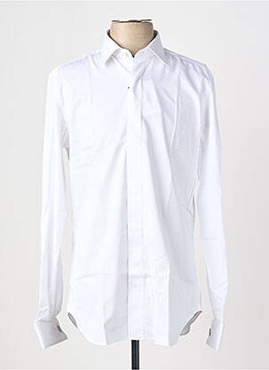 Chemise manches longues coupe cintrée blanc XACUS homme