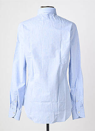 Chemise manches longues coupe cintrée bleu XACUS homme